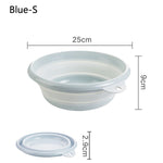 Portable Folding Bucket Foldable Basin Tourism Outdoor Folding Bucket Fishing Promotion Camping Car Wash Bucket Outdoor Camping