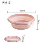 Portable Folding Bucket Foldable Basin Tourism Outdoor Folding Bucket Fishing Promotion Camping Car Wash Bucket Outdoor Camping