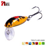 NOEBY  Floating Trout Plastic Fishing Wobbler