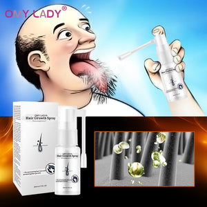 OMYLADY Anti Hair Loss Hair Growth Spray Essential Oil Liquid  For Men Women